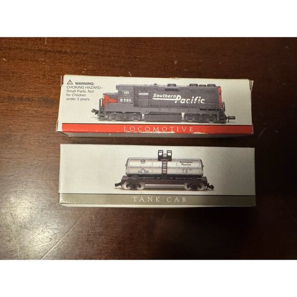 2 High Speed Metal Products Southern Pacific Locomotive Tank & Tank Car - Picture 2 of 2